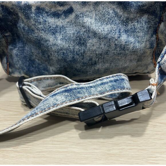 Vintage 80s Shane Denim Fannypack Acid Stone Washed Made In Taiwan - Picture 4 of 8